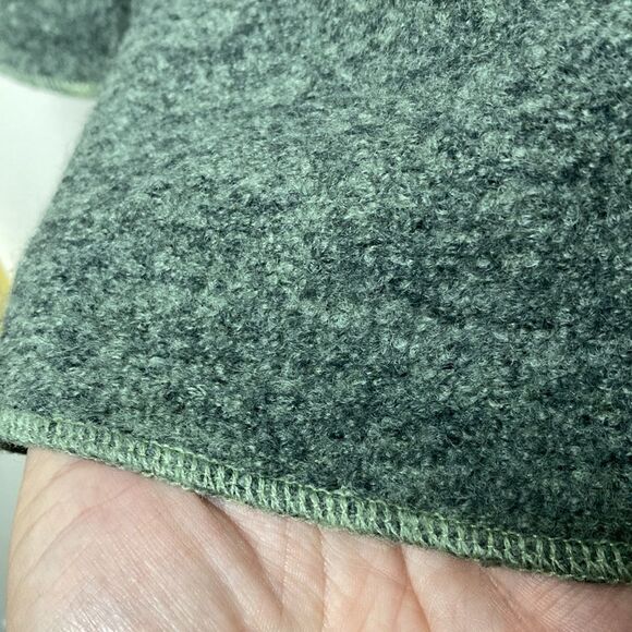 Melanie Lyne Green Wool Fall Career Jacket Blazer Shacket Size Medium - Picture 7 of 9